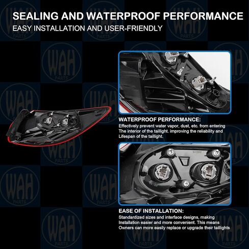 مجموعة مصابيح الذيل الجانبية للركاب متوافقة مع مصباح الفرامل الخلفي مازدا CX-5 2013-2016 KD3351150C KD3351150D in Kuwait