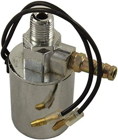 جديد 12V 24V قطار الشاحنة هواء القرن صمام الملف اللولبي الكهربائي الثقيلة 1/4 "الكروم in Saudi Arabia