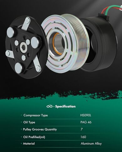 SCITOO AC Compressor Clutch 2009-2014 Fit for Acura TSX 2.4L in Saudi Arabia