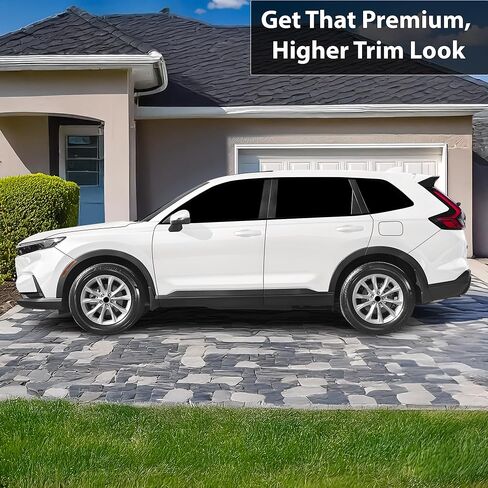 BOGAR TECH DESIGNS Front Chrome Delete Overlay Compatible with Honda CR-V 2023-2025, Gloss Black in Saudi Arabia