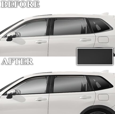 BOGAR TECH DESIGNS Front Chrome Delete Overlay Compatible with Honda CR-V 2023-2025, Gloss Black in Saudi Arabia