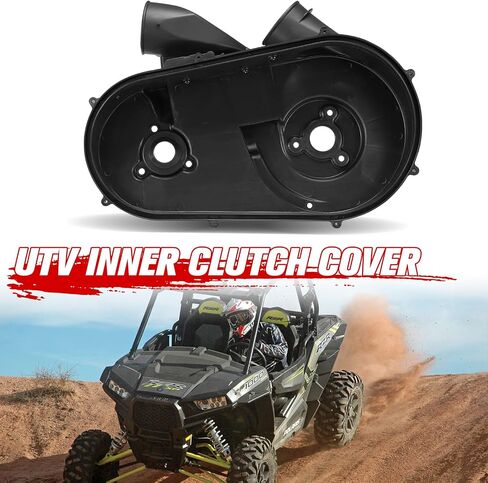 HAKA TOUGH Inner & Outer Clutch Housing Variator Cover for Polaris RZR XP 1000 Accessories 2015-2023, Replace OEM # 2635611, 5451767-070, 5451767, 2635158, 2635822, 2634229, 2PCS in Saudi Arabia