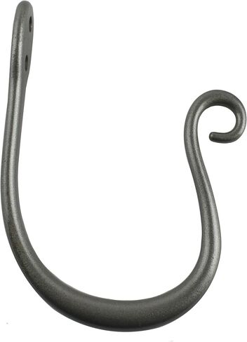 Urbanest Set of 2 Zinc Curl Drapery Holdbacks, Antique Brass in Saudi Arabia