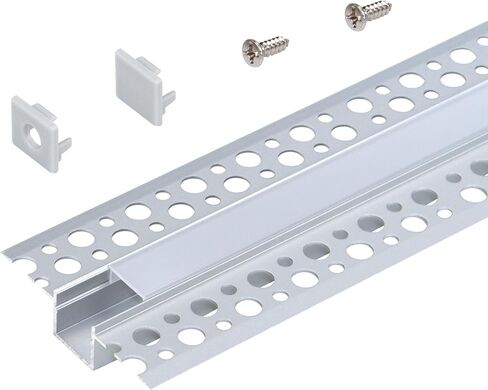 أرماكوست الإضاءة 960005 حزم الملحقات لقنوات تركيب ضوء الشريط LED، أسود in Kuwait