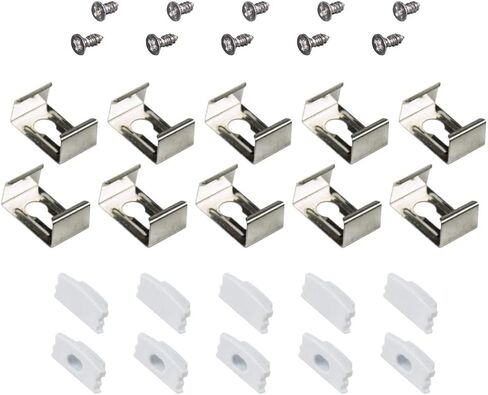 Armacost Lighting 960005 Accessory Packs for LED Tape Light Mounting Channels, Black in Saudi Arabia