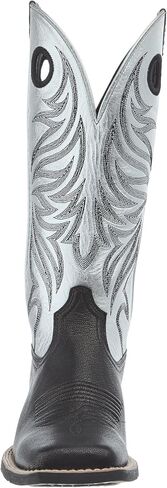 ARIAT Women's Dark Carbon Vamp Antique Silver Top Round Up Ryder Boot in Saudi Arabia