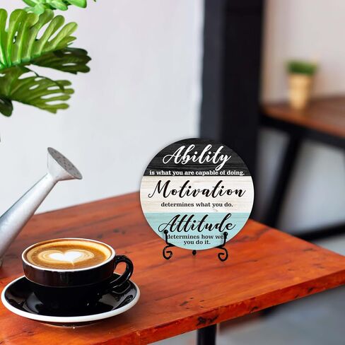 Spiritual Home Decor, Quiet The Mind And The Soul Will Speak Wood Decor Sign, Yoga Room Meditation Room Decor For Table Shelf, Inspirational Gifts For Woman Man Family Friend -a16 in Kuwait