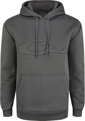 Drake Waterfowl's Men's Eddy منقوش DW2298 صيد منتصف الوزن هوديي مع kangaroo جيب in Kuwait
