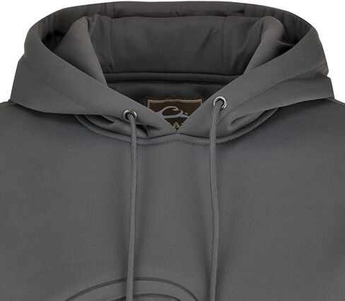 Drake Waterfowl's Men's Eddy منقوش DW2298 صيد منتصف الوزن هوديي مع kangaroo جيب in Kuwait