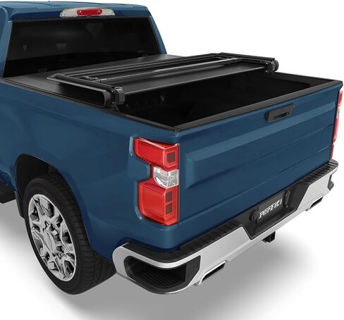 Perfit Liner Soft Tri-Fold Bed Bed Tonneau Cover مقابل 5.8 قدم 2004-2007 Chevy Silverado GMC Sierra 1500 (2007 Classic Only) in Kuwait