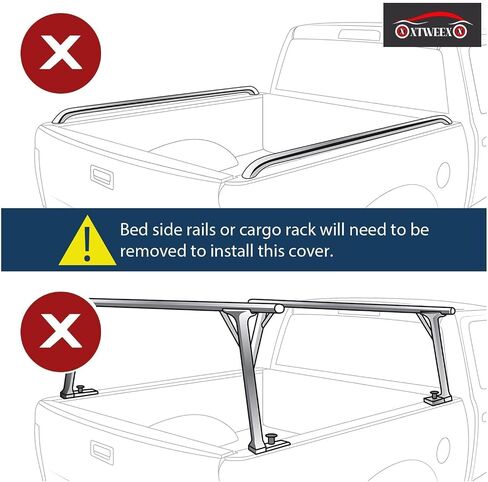 غطاء شاحنة Tri-Fold Hard Tri-Fold Cover Tonneau متوافق مع 5.2 قدم لعام 2015-2025 Chevy Colorado/GMC Canyon Bed 5.2 FT in Kuwait