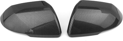YOUTOOCAR Carbon Fiber Style Exterior Mirror Cover Side Rear view Mirror Covers Trim Kits Compatible with 2024 Hyundai KONA Accessories in Saudi Arabia