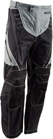Milwaukee Leather MPM5730 Men Black and Gray Tri -Tri -Tri -Tex Fabric Motorcycle Rider Pants W/CE Protection - 34 in Saudi Arabia
