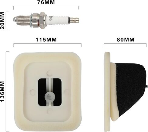مجموعة مجموعة أدوات شرارة Air Filter Filter Filter لـ TTR125 TTR 125 E L LE 2000-2024 PIT DIRT BIKE 5HP-14450-00-00 in Kuwait