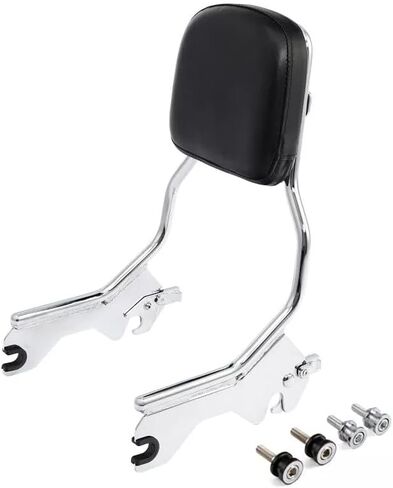 TCT-MOTORPARTS Upright Sissy Bar Backrest Fit For Harley Sport Glide Low Rider S FXLR FXLRS FLSB 2018-2025 2024 2023 2022 in Saudi Arabia