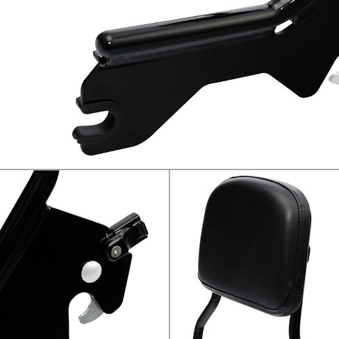 TCT-MOTORPARTS BAN SISSY BACK RACKREST FIT FOR HARLEY SPORT GLIDE LOW RIDER S FXLR FXLRS FLSB 2018-2025 2024 2023 2022 in Kuwait