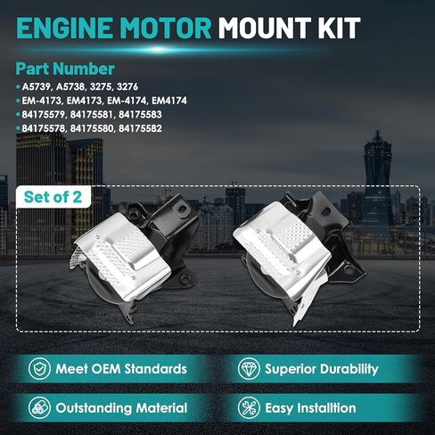 Engine Motor Mounts Transmission Mount Set of 3 Fit for Chevrolet Spark 2011-2015, Spark Classic 2017 1.2L for Manual Trans. Engine Motor Trans Mount Set#A5511 A5521 A5512HY in Kuwait