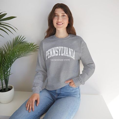Pennsylvania Adult Unisex Crewneck Sweatshirt in Kuwait