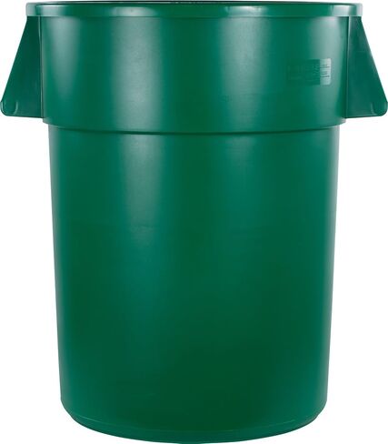 CFS 34101109 Bronco Polyethylene Round Lid, 16.13" Overall Diameter x 2.13" Height, Green, For 10 Gallon Containers (Case of 6) in Saudi Arabia
