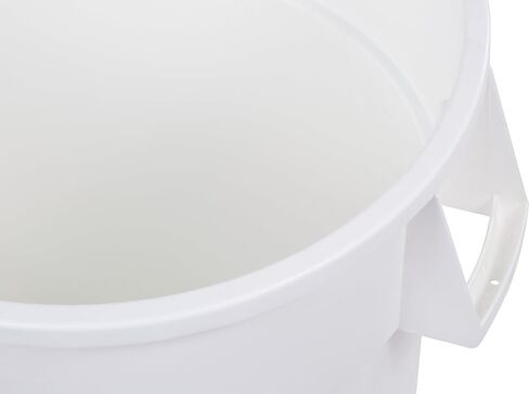 CFS 34101109 Bronco Polyethylene Round Lid, 16.13" Overall Diameter x 2.13" Height, Green, For 10 Gallon Containers (Case of 6) in Saudi Arabia