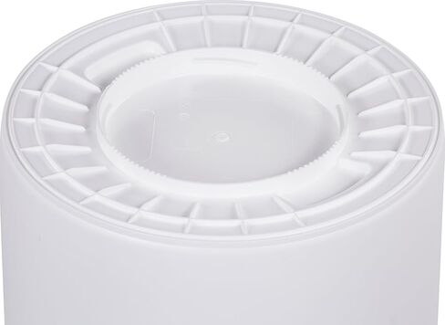 CFS 34101109 Bronco Polyethylene Round Lid, 16.13" Overall Diameter x 2.13" Height, Green, For 10 Gallon Containers (Case of 6) in Saudi Arabia