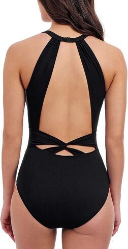 Profile by Gottex Tutti Frutti Women’s High Neck Keyhole Back One Piece Stylish Bathing Suit with Tummy Control and Soft Cups in Saudi Arabia