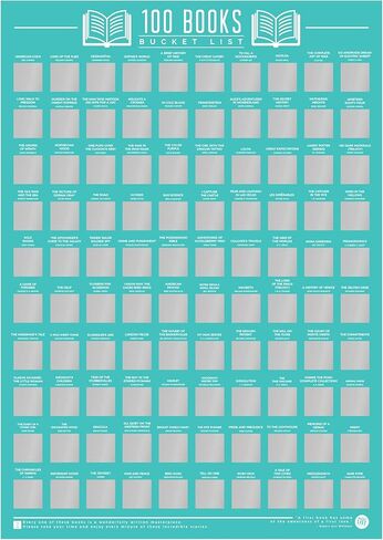 ملصق قائمة الدلو من Gift Republic GR630001 مكون من 100 مكان للخدش in Kuwait