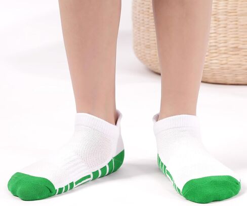 12 Pairs Boys Socks, Athletic Socks for Boys Ankle Sock Cotton Running Sock with Tab for Kids 1-14 Years in Kuwait