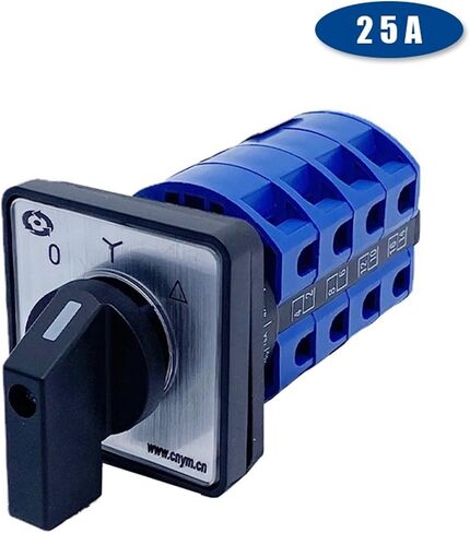 اثنين من السرعة YMW26 LW26-25 M07/4 النجوم مثلث ابدأ التحكم الكهربائي أربعة القسم 25A 690V تحويل كاميرا دوارة in Saudi Arabia