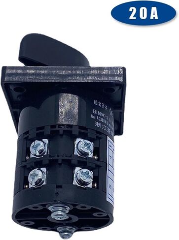 Electric 2 Position Changeover Rotary Cam Switch 20A Two Levels Silver Contact Control Circuit HZ5B-20/2 in Saudi Arabia