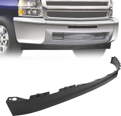 HECASA Front Bumper Lower Valance Compatible with 2007-2013 Chevy Chevrolet Silverado 1500 Replacement for 25821880 GM1092191 Lower Air Deflector Extension Black in Saudi Arabia
