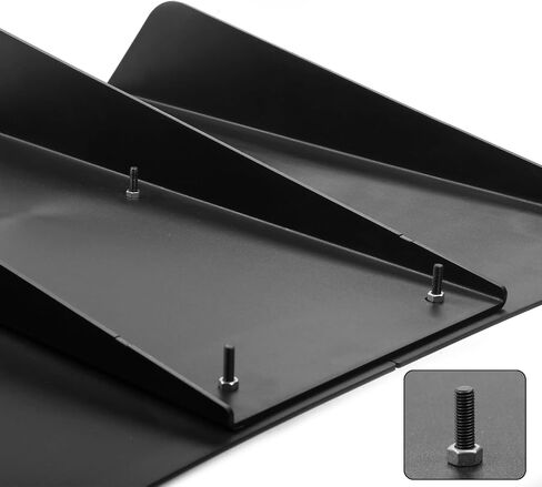 Diffuser الخلفي Ikon Motorsports ، متوافق مع المركبات الشاملة 22 "× 20" ، الخلفية البلاستيكية ABS غير مصممة تحت SPOILER SPOILER DAM VALANC in Saudi Arabia