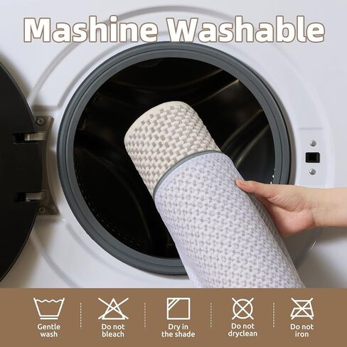 PADOOR-Bath Mat-Super Absorbent Chenille Bathroom Mats-Rubber Backed Bath Mats for Bathroom Non Slip, Machine Washable Bathroom Rugs Front of Bathtub,Shower Room,Sink-17×28, Beige&Cream in Saudi Arabia
