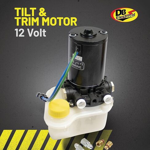 محرك إمالة وتقليم DB Electrical 430-22085 متوافق مع/استبدال فولفو Penta جميع الموديلات 3857265-7، 3861027-5، 854346-4، 10819N، 74-09-10819، 67-1724، T1089M-OE، T1089M، 49-6227، 10819ن in Saudi Arabia