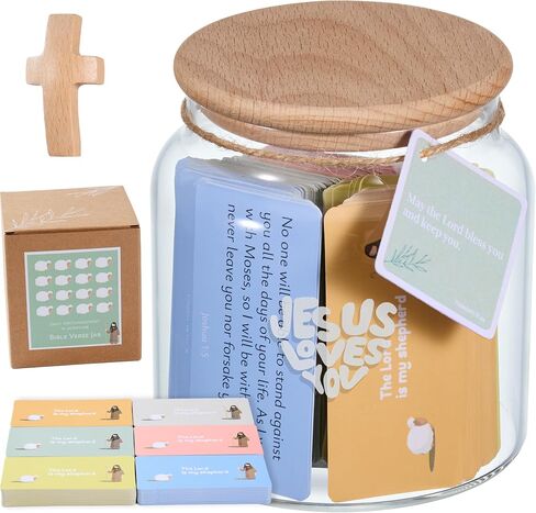 Bible Verse Jar, 150PCS Scripture Cards, Read Me When, Prayer Jar, Daily Encouragement, Christian Gifts For Women and Men, Quran Verses, Catholic Gifts Women, Graduation Gift in Saudi Arabia