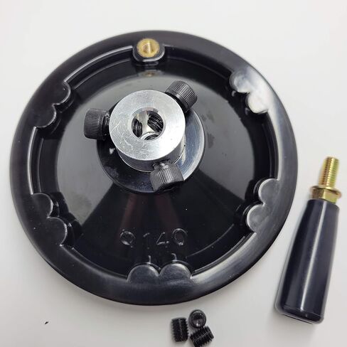 4" Premium Handwheel with Revolving Knob Grip After Processing by The User, it is Used for Machine Tools Such as milling, Lathe, and Drill Press. in Saudi Arabia