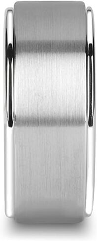 Roy Rose Jewelry Mens Tungsten Carbide Raised Center Center Leats - Pressed Finish Comfort Fit - 4mm 6mm 7mm 8mm 10mm 12mm - اسم النمط: Optimus in Saudi Arabia