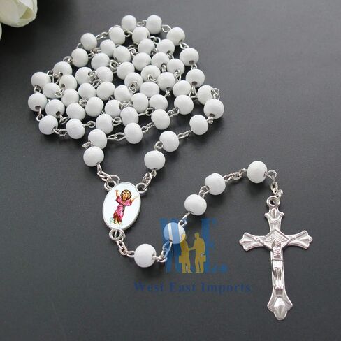 Divine Child Jesus Scented Rosary - Divino Nino Baptism Party Favor (12 PC) in Saudi Arabia