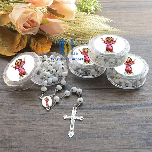 Divine Child Jesus Scented Rosary - Divino Nino Baptism Party Favor (12 PC) in Saudi Arabia