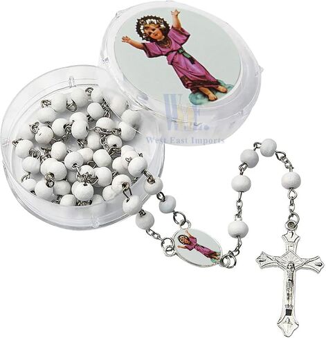 Divine Child Jesus Scented Rosary - Divino Nino Baptism Party Favor (12 PC) in Saudi Arabia