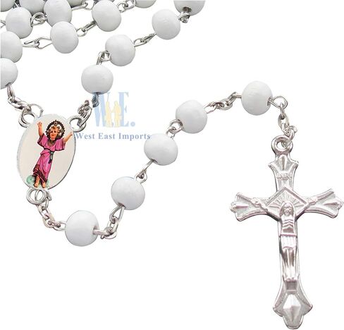 Divine Child Jesus Scented Rosary - Divino Nino Baptism Party Favor (12 PC) in Saudi Arabia