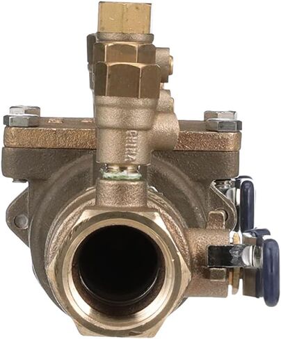 سلسلة Fengco LF850 1-1/2 بوصة من سبائك السيليكون النحاسية الخالية من الرصاص، مجموعة منع التدفق الخلفي للصمام المزدوج، إيقاف ربع دورة، قطر صغير، وصلات NPT، مستشعر التجميد، تصميم معياري in Kuwait