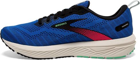 Brooks Men's Revel 6 Running Shoes, Red/Grey/White, 12.5 in Saudi Arabia
