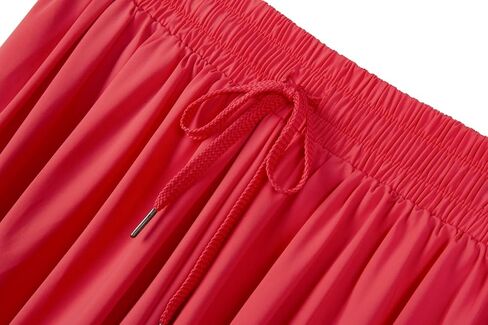 luogongzi 2 in 1 Flowy Shorts Beach Clothes for Women Gym Yoga Athletic Workout Running Hiking Spandex Comfy Lounge Sweat Skirt Casual Summer (L, Light Purple) in Saudi Arabia