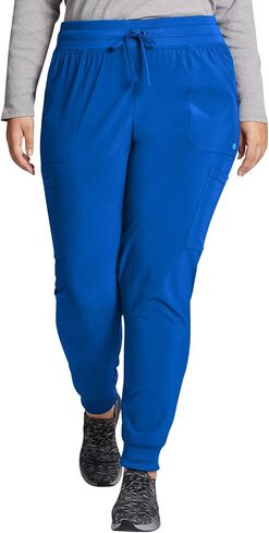 Dickies Women's Scrub Sets V-Neck Top DK615 Mid Rise Jogger DK065 with Moisture Wicking, Durable, and 360° Stretch Fabric in Saudi Arabia