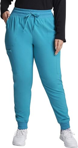 Dickies Women's Scrub Sets V-Neck Top DK615 Mid Rise Jogger DK065 with Moisture Wicking, Durable, and 360° Stretch Fabric in Saudi Arabia