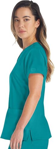 Dickies Women's Scrub Sets V-Neck Top DK615 Mid Rise Jogger DK065 with Moisture Wicking, Durable, and 360° Stretch Fabric in Saudi Arabia
