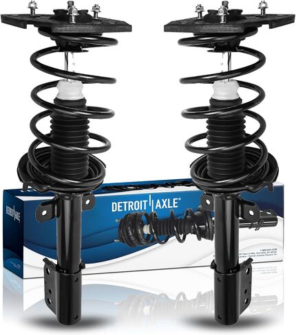 Detroit Axle-2 الدعامات الخلفية لـ 04-13 Chevy Impala Monte Carlo Pontiac Grand Prix 05-09 Buick Lacrosse (17 '' 'Wheel) Struts مع Coil Spring 2005 2007 2007 2009 strut struck shock in Saudi Arabia