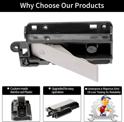 Tailgate Door Handle, Compatible with 2007-2014 Chevy Silverado & GMC Sierra, Exterior Rear Textured | Replace# 25775280, 80591 Outside Tail gate Liftgate Latch Lock in Saudi Arabia