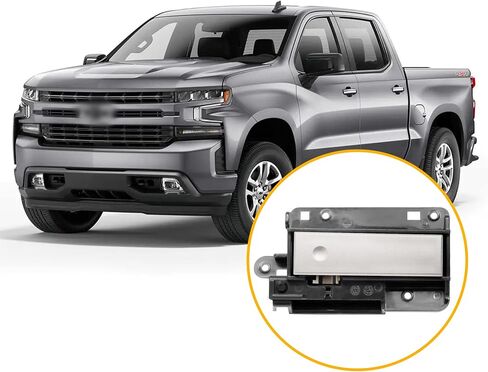 Tailgate Door Handle, Compatible with 2007-2014 Chevy Silverado & GMC Sierra, Exterior Rear Textured | Replace# 25775280, 80591 Outside Tail gate Liftgate Latch Lock in Saudi Arabia